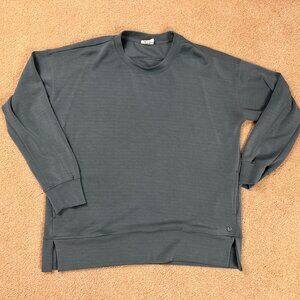 Sage Collective Womens Large Dropped Shoulders Tunic Scuba Sweatshirt Relaxed